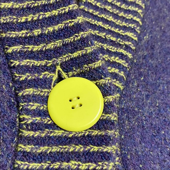Allbirds Merino Wool Cardigan in Nebula - Lime Buttons - Picture 5 of 5